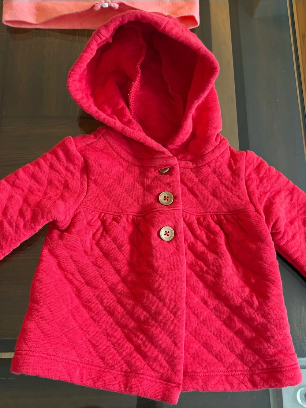 Carter's + Okie Dokie Baby Girl Hoodie Jacket Lot 3 Months Multicolor Hearts